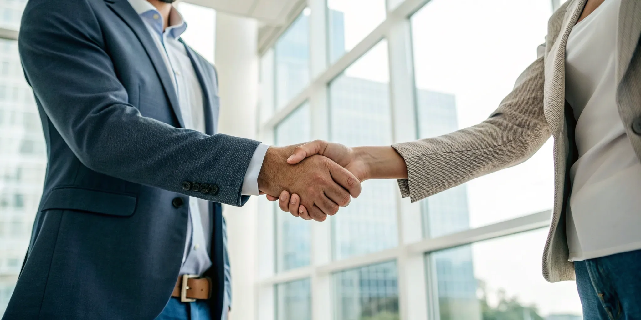 Best attorney for real estate closing handshake.