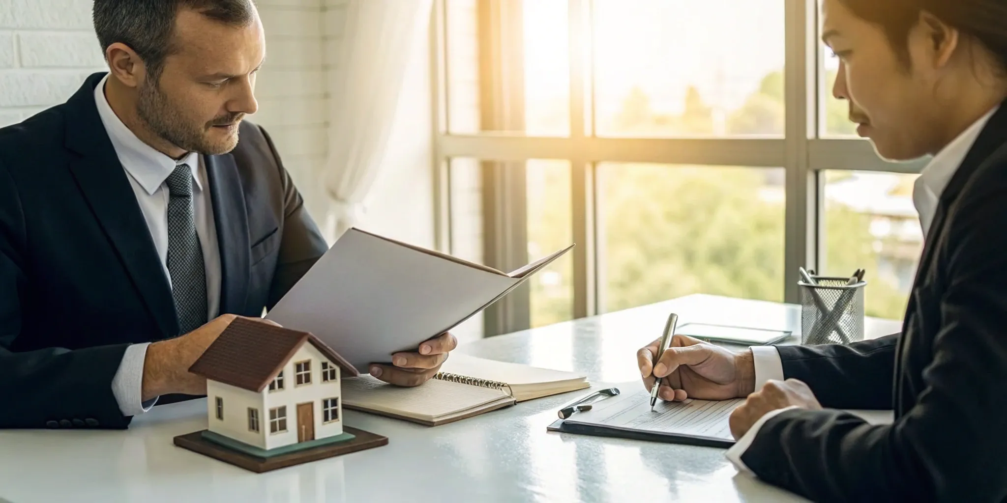 Real estate agent receives legal support.